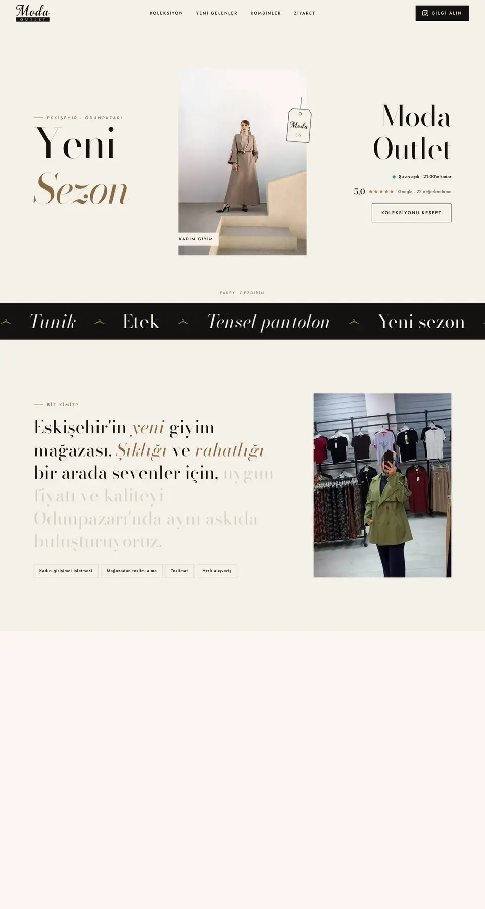 Moda Outlet 26 web sitesi